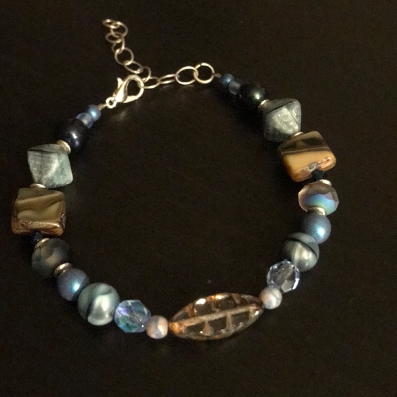 Hand Crafted Jewelry - Czech glass bracelet handcrafted
